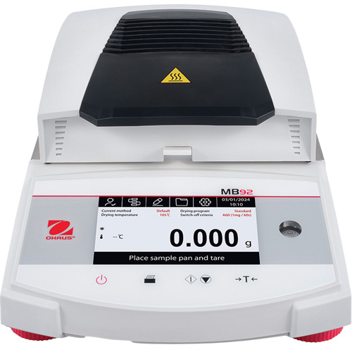 Analyseur d'humidit&eacute; par chauffage de la fibre de carbone MB92 GTA Hardware Inc