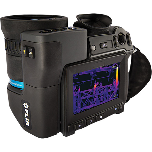 T1020 HD Thermal Camera with Viewfinder & 45° Lens, 800 x 480 pixels, -40° - 2000°C (-40° - 3632°F), 20 mK GTA Hardware Inc