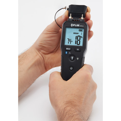 Pin Moisture Meter with Bluetooth&reg;, 1 - 99% Moisture Range GTA Hardware Inc