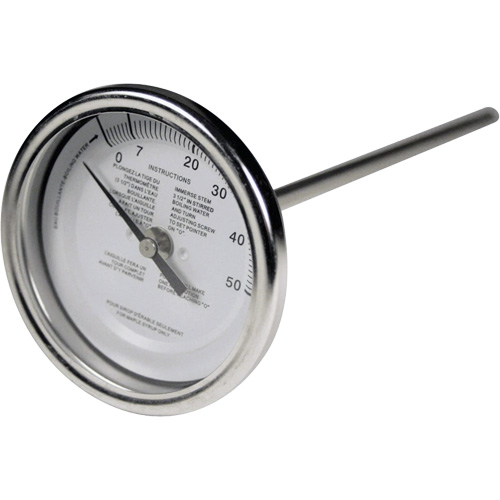 5" Maple Syrup Stem Thermometer, Contact, Analogue GTA Hardware Inc