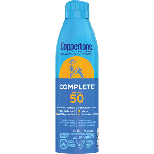 Sport&reg; Water Resistant Sunscreen, SPF 50, Aerosol GTA Hardware Inc