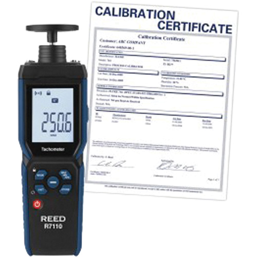Tachym&egrave;tre combin&eacute; &agrave; contact et laser avec certification traçable, Contact/Photo (sans contact) GTA Hardware Inc