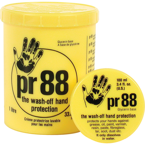 Pr88 Skin Protection Barrier Cream-the Wash-off Hand Protection, Packet, 100 ml GTA Hardware Inc