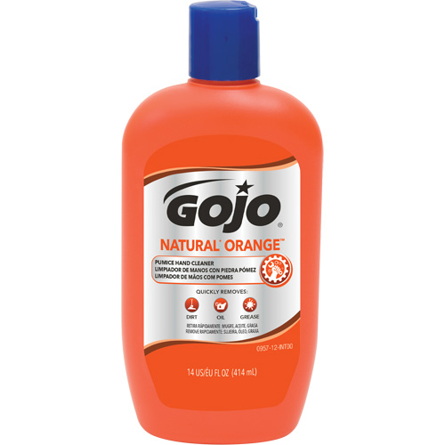 Nettoyant &agrave; mains Natural Orange, Pierre ponce, 414 ml, Bouteille, Agrumes/Orange GTA Hardware Inc