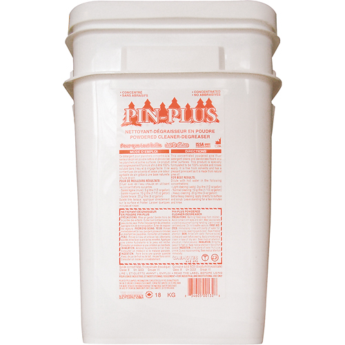 Nettoyant d&eacute;graissant Pin-Plus en poudre, 18 kg/18,0 kg GTA Hardware Inc