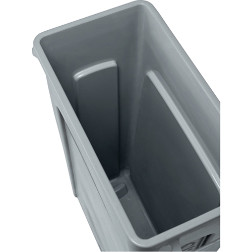 Slim Jim&reg; Container with Venting Channels, Plastic, 23 US gal. GTA Hardware Inc