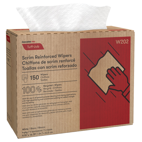 Chiffons renforc&eacute;s de canevas Pro Tuff-Job, Tout usage, 16-3/4" lo x 9-3/4" la GTA Hardware Inc