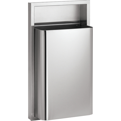 Waste Receptacles, Stainless Steel, 12 US gal. GTA Hardware Inc