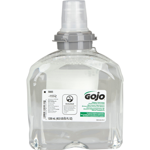 TFX Green Certified Hand Soap, Foam, 1.2 L, Unscented GTA Hardware Inc