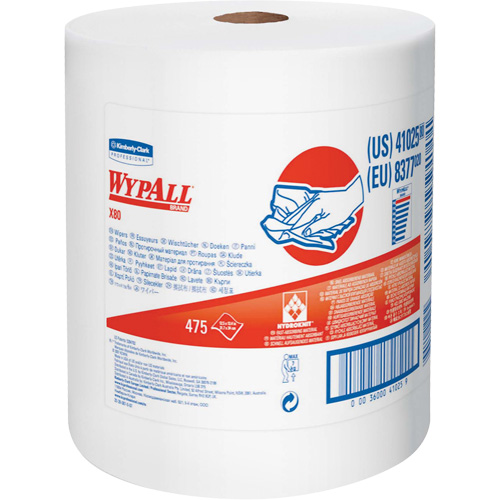 X80 Disposable Cloths, Heavy-Duty, 12-1/2" L x 13-2/5" W GTA Hardware Inc