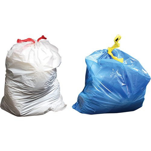 Sure-Tie&reg; Garbage Bags, Strong, 33" W x 38" L, 0.9 mils, Clear, 121.13 L (32 Gal.) Capacity GTA Hardware Inc