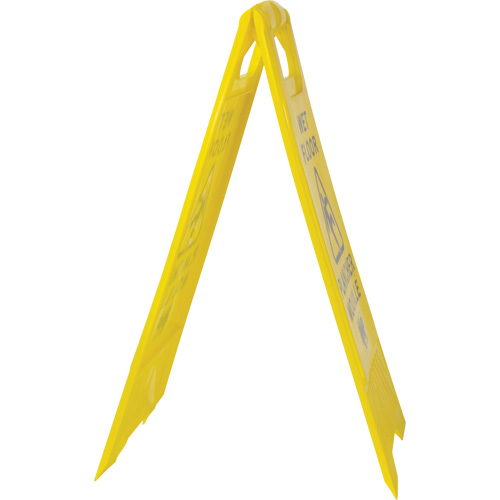 Panneau d'avertissement "Plancher mouill&eacute;", Bilingue avec pictogramme GTA Hardware Inc