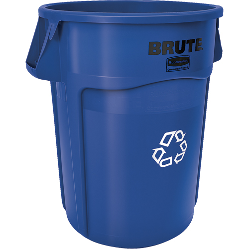 BRUTE&reg; Round Recycling Containers, Bulk, Plastic, 44 US gal. GTA Hardware Inc