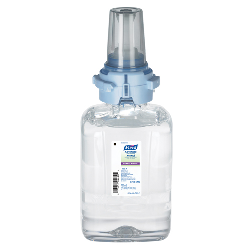 ADX-7 Advanced Foam Hand Sanitizer, 700 ml, Cartridge Refill, 70% Alcohol GTA Hardware Inc