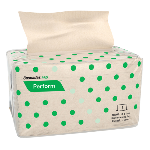 Serviettes enchev&ecirc;tr&eacute;es Pro Perform, 1 pli, 4,25" x 6,5" GTA Hardware Inc