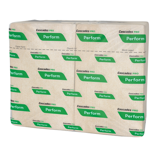 Serviettes enchev&ecirc;tr&eacute;es Pro Perform, 1 pli, 4,25" x 6,5" GTA Hardware Inc