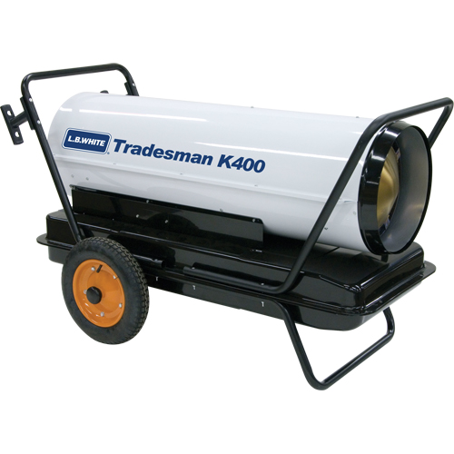 Radiateur &agrave; air puls&eacute; Tradesman, Soufflant, K&eacute;ros&egrave;ne, 400 000 BTU/H GTA Hardware Inc