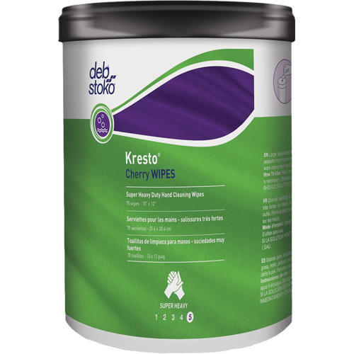 Lingettes Cherry Kresto, 70 lingettes, 10" x 12" GTA Hardware Inc