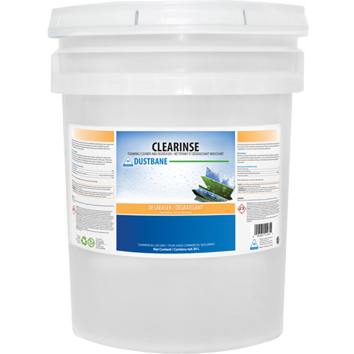 Clearinse Foam Cleaner and Degreaser, 20 L, Pail GTA Hardware Inc