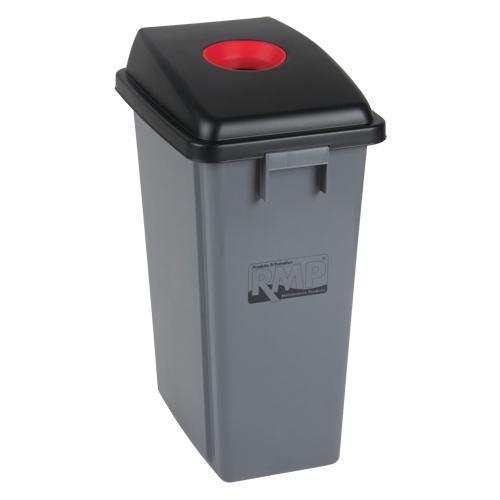 Bac &agrave; d&eacute;chets et de recyclage, Plastique, 16 gal. US GTA Hardware Inc