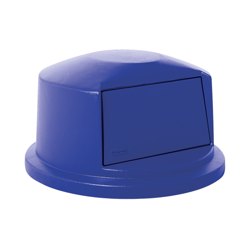 Round Brute&reg; Tops, Dome Lid, Plastic/Polyethylene, Fits Container Size: 24" Dia. GTA Hardware Inc