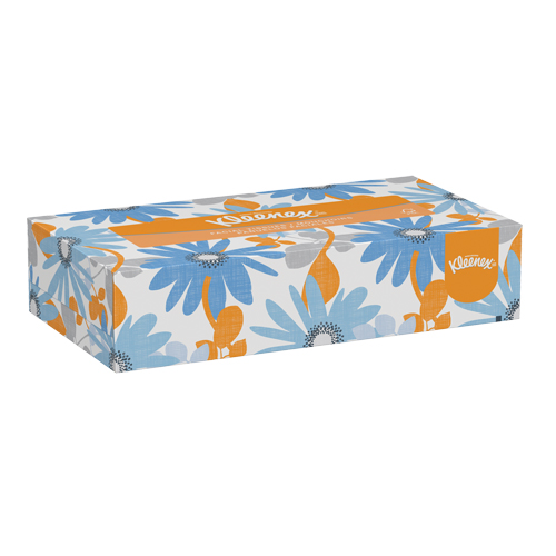 Papier-mouchoir Kleenex, 2 pli, 8" lo x 8-1/2" la, 125 feuilles/boîte GTA Hardware Inc