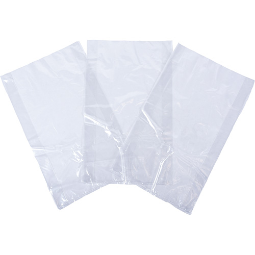 Sacs en poly, Dessus ouvert, 8" x 3-1/2", 1 mil GTA Hardware Inc