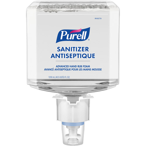 D&eacute;sinfectant pour les mains avanc&eacute; en mousse ES6, 1200 ml, Cartouche de recharge, 70 % alcool GTA Hardware Inc