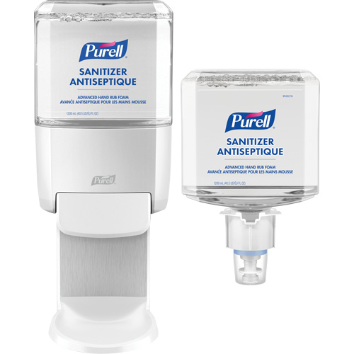 Ensemble de savon moussant pour les mains Advanced, 1200 ml, Cartouche de recharge, 70 % alcool GTA Hardware Inc