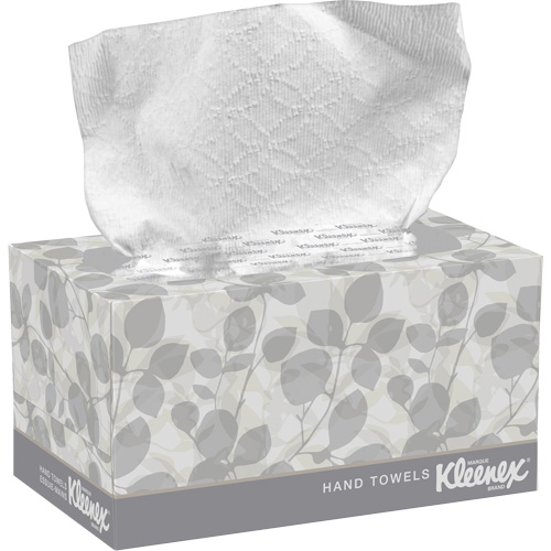 Essuie-mains Kleenex dans une boîte POP-UP*, 1 pli, 10-1/2" lo x 9" la, 120 /pqt GTA Hardware Inc