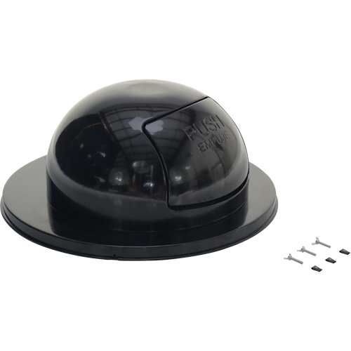 Couvercle pour baril &agrave; d&eacute;chets, Couvercle bomb&eacute;, M&eacute;tal, Convient aux contenants 23-1/2" dia. GTA Hardware Inc
