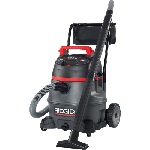 NXT Industrial Vacuum with Cart, Wet-Dry, 6 HP, 14 US Gal. (53 Litres) GTA Hardware Inc