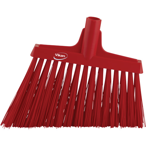 T&ecirc;te de balai oblique, Crins Extra-ferme, 12", Polyester, Rouge GTA Hardware Inc