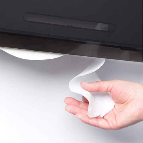 Distributeur de papier hygi&eacute;nique avec unit&eacute; combin&eacute;e &agrave; rouleau JRT avec mandrin, Multiple Capacit&eacute; du rouleau GTA Hardware Inc