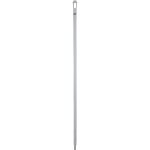 Ultra Hygiene Handle, Broom/Scraper/Squeegee, White, Ergonomic, 59" L GTA Hardware Inc