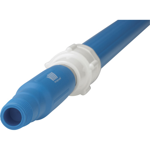 Manche de brosse pour plateforme, Brosse/Support &agrave; tampon, Bleu, T&eacute;lescopique, 62"-113" lo GTA Hardware Inc