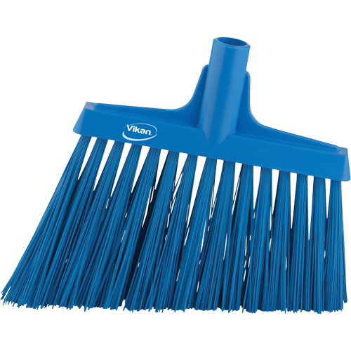 Angle Broom Head, X-Coarse Bristles, 12", Polyester, Blue GTA Hardware Inc