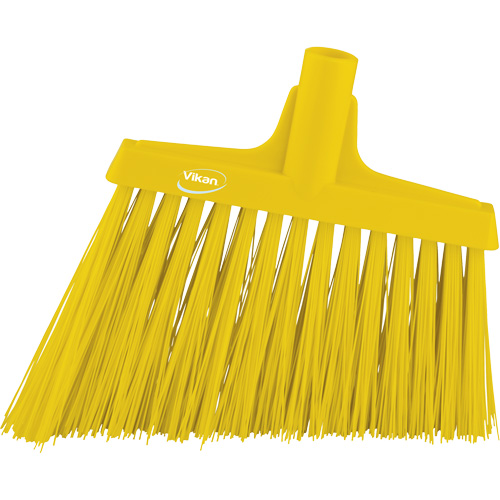 T&ecirc;te de balai oblique, Crins Extra-ferme, 12", Polyester, Jaune GTA Hardware Inc
