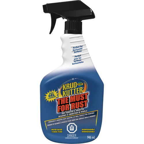 Gel contre la rouille The Must for Rust, Bouteille &agrave; g&acirc;chette GTA Hardware Inc