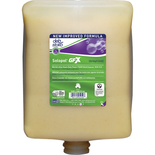Nettoyant &agrave; mains Solopol GFX, Liquide, 3,25 L, Cartouche en plastique, Parfum&eacute; GTA Hardware Inc