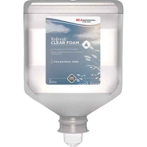 Savon transparent pour les mains Refresh, Mousse, 2 L, Sans parfum GTA Hardware Inc