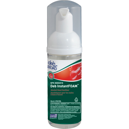 D&eacute;sinfectant pour les mains Instantfoam, 47 ml, Bouteille &agrave; pompe, 70 % alcool GTA Hardware Inc