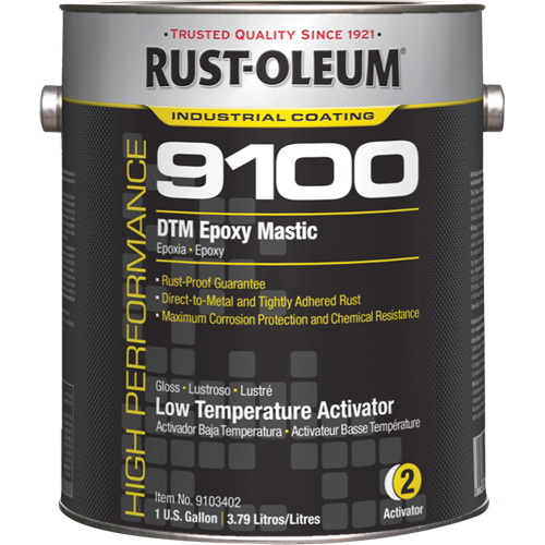 9100 System DTM Epoxy Mastic Low Temperature Activator, Gallon GTA Hardware Inc