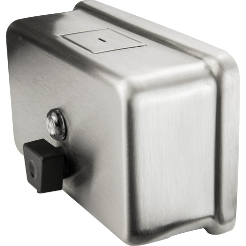 Horizontal Soap Dispenser, Push, 1200 ml Capacity, Bulk Format GTA Hardware Inc