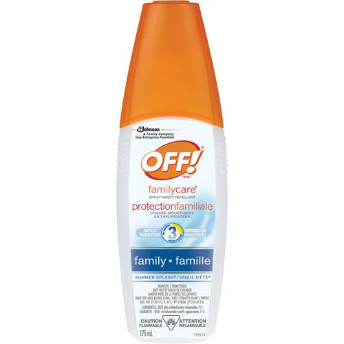 Insectifuge Off! Protection familiale &agrave; parfum de Vague d&eacute;t&eacute;, DEET &agrave; 7 %, Vaporisateur, 175 ml GTA Hardware Inc