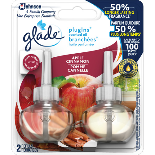 Recharge Glade Branch&eacute;es huile parfum&eacute;e, Pomme cannelle, Cartouche GTA Hardware Inc
