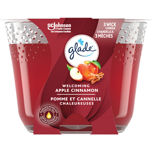 Glade&reg; 3-Wick Candle, Apple Cinnamon GTA Hardware Inc