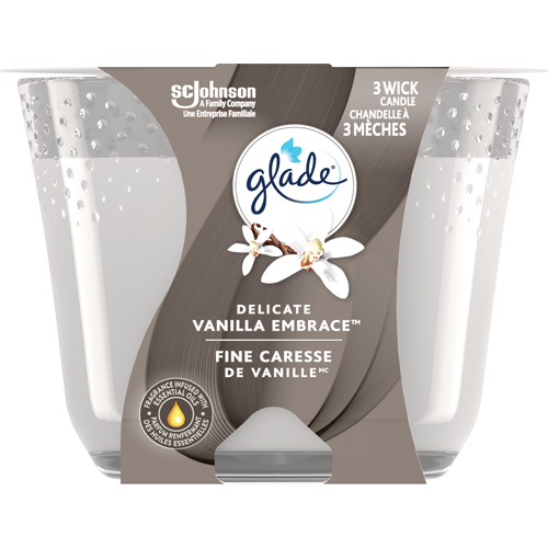 Glade&reg; 3-Wick Candle, Delicate Vanilla Embrace GTA Hardware Inc