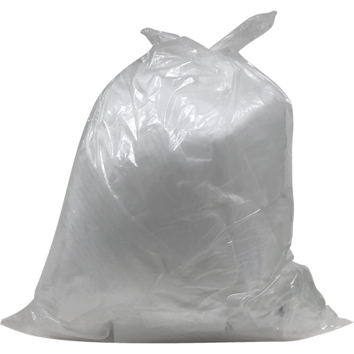 Sacs &agrave; d&eacute;chets de calibre industriel, Fort, 26" la x 36" lo, 0,9 mils, Transparent, Capacit&eacute; 45 L (12 gal.) GTA Hardware Inc