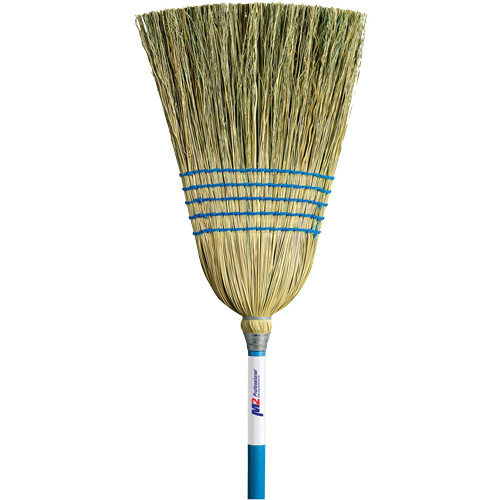 Balai de paille &agrave; usage l&eacute;ger pour int&eacute;rieur/ext&eacute;rieur, Cinq cordes, Manche Bois GTA Hardware Inc